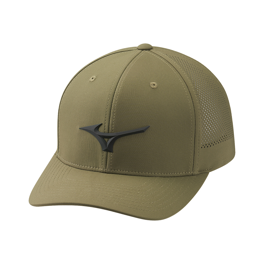 Mizuno Tour Vent Adjustable Cap - Dark Olive Mizuno Tour Vent Adjustable Cap - Dark Olive
