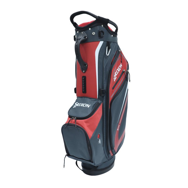 Srixon Saturday Stand Bag - Charcoal/Red
