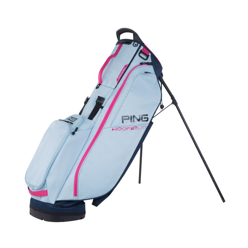 Ping Hoofer Lite 231 Stand Bag - Crystal/Navy/Malibu Rose