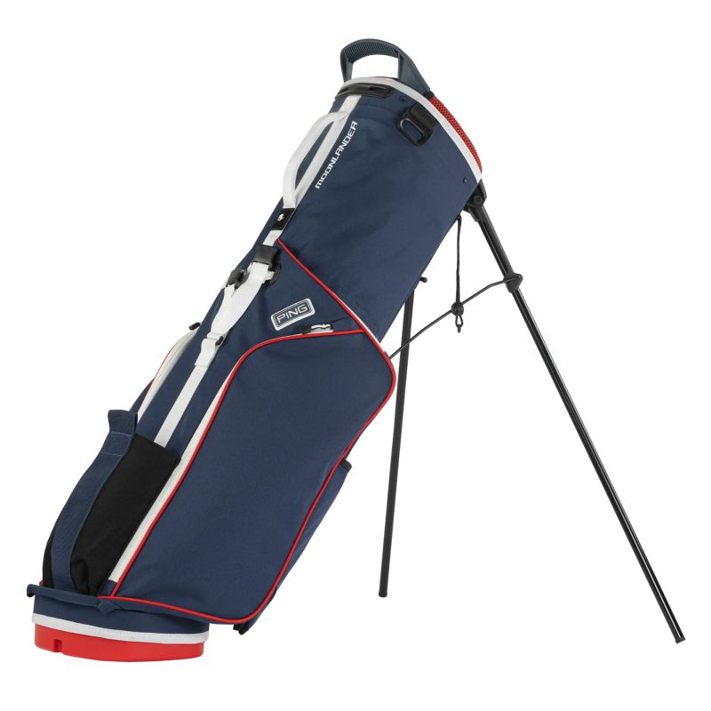 Ping Moonlander 244 Stand Bag - Navy/Red/White