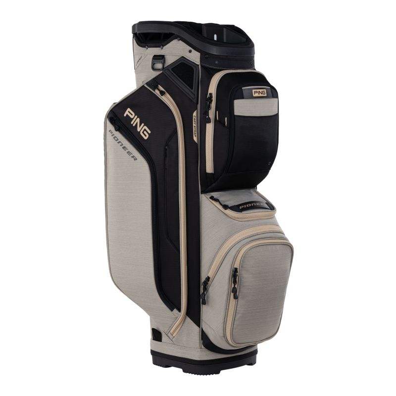 Ping Pioneer 244 Cart Bag - Heather Sand/Black