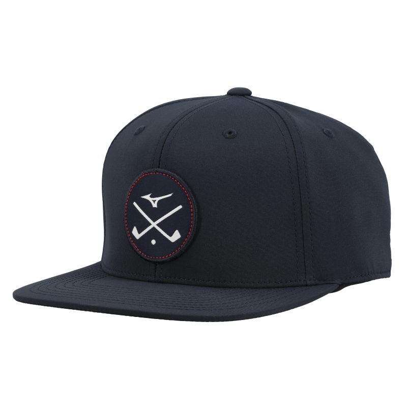 Mizuno Crossed Clubs Snapback - Navy