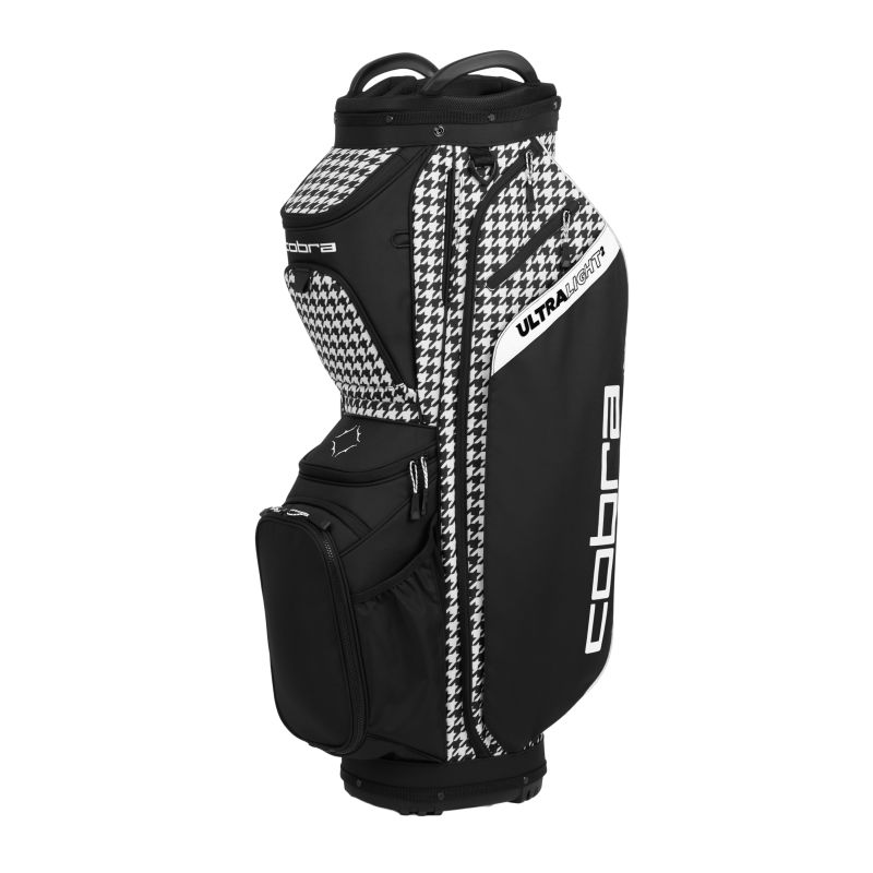Cobra Ultralight 2 Cart Bag - Houndstooth/Melted Carmel