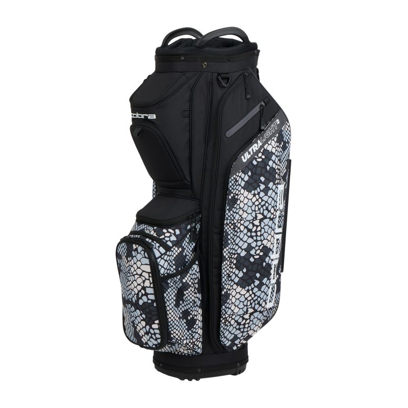 Cobra Ultralight 2 Cart Bag - Black/Snake Camo