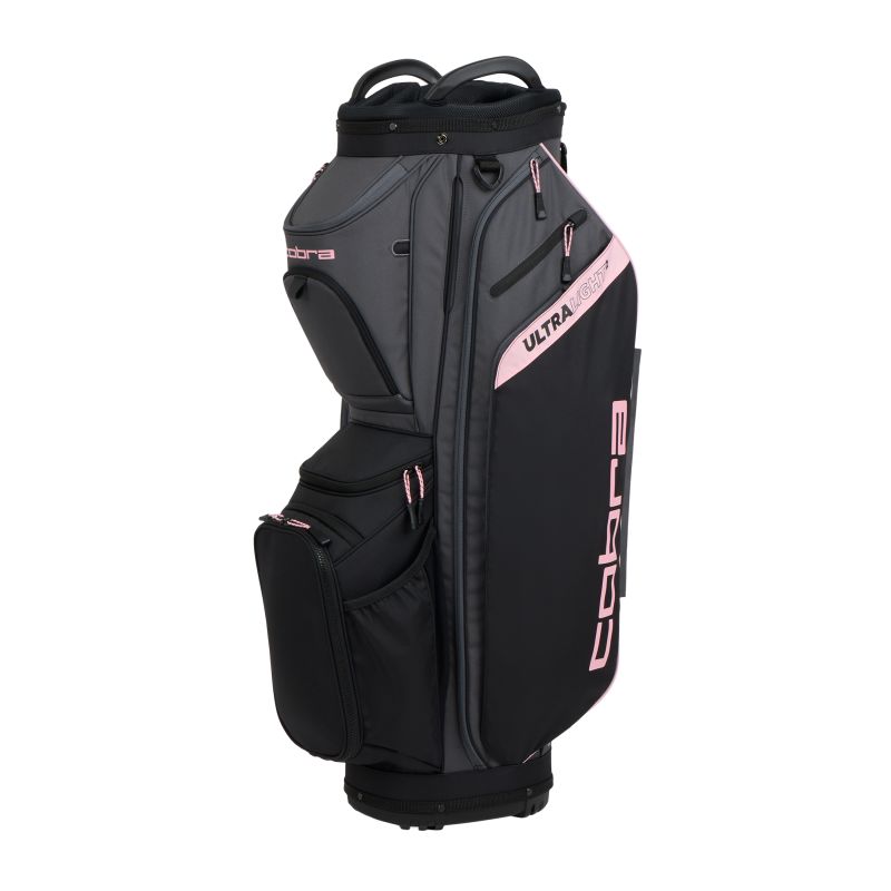 Cobra Ultralight 2 Cart Bag - Black/Rose Gold