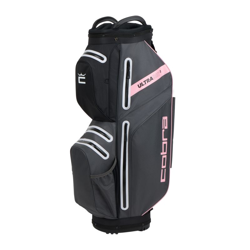 Cobra Ultradry 2 Cart Bag - Puma Black/Rose Gold