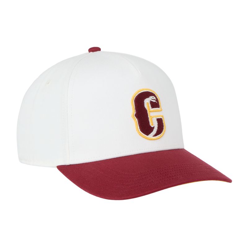 Cobra Structured Lineup Cap - Warm White/Team Regal Red/Yellow Sizzle