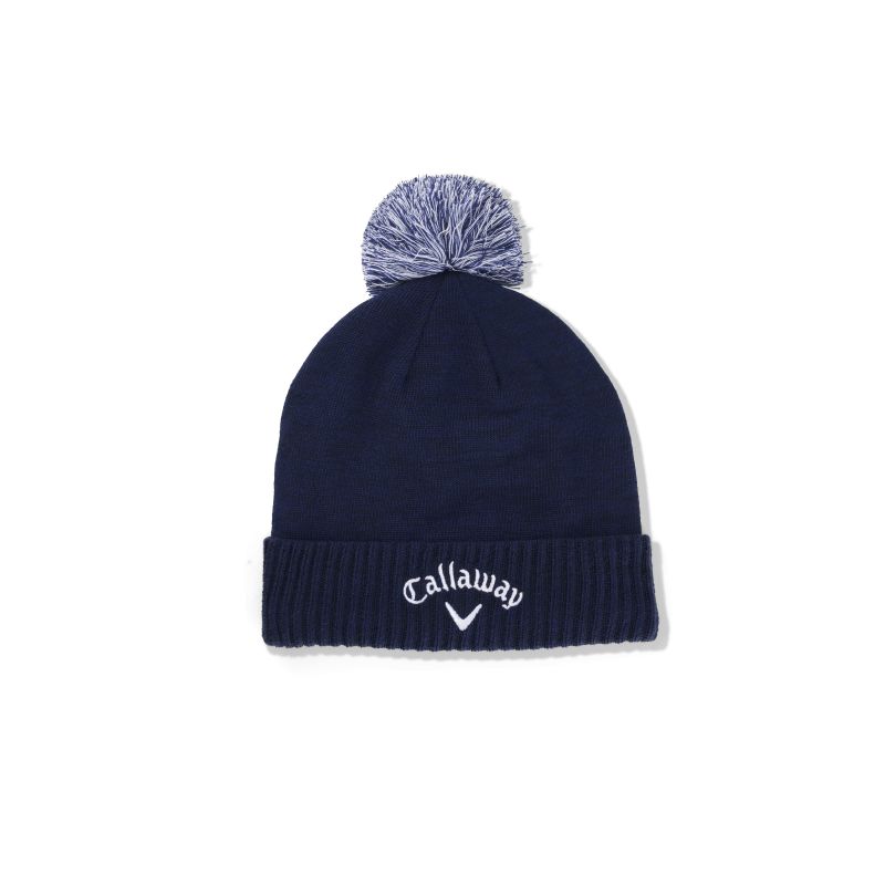 Callaway Tour Authentic Pom Beanie - Navy