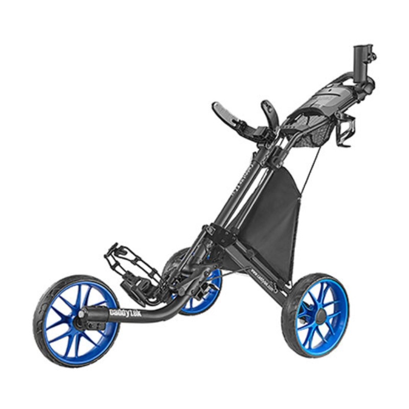 Caddytek EZ TOUR Quickfold Golfvagn med 3 Hjul - Blå