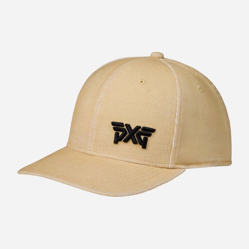 PXG 6-Panel Curved Bill Snapback Corduroy - Paper Bag