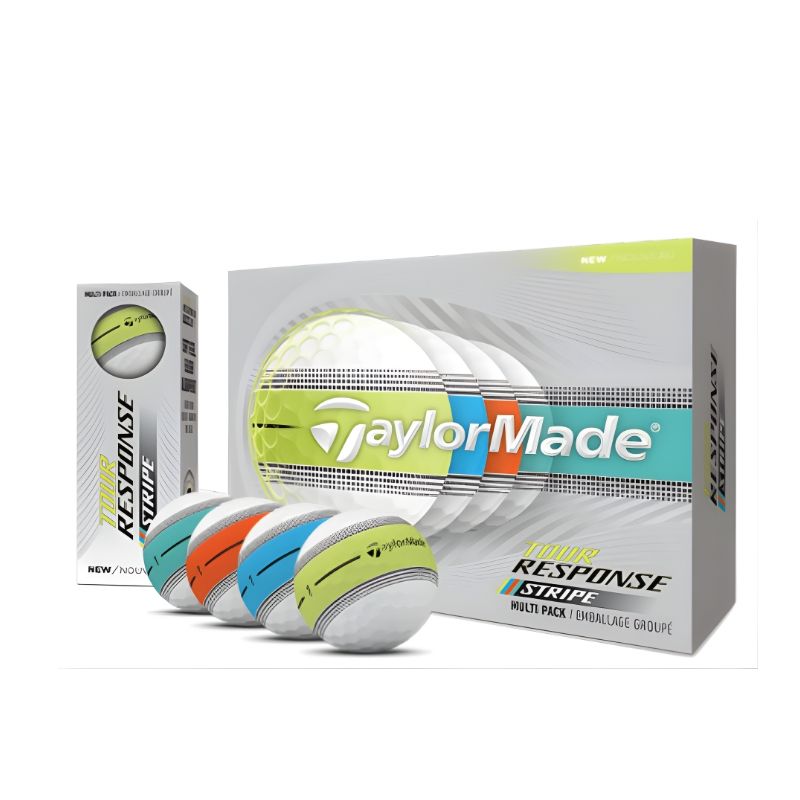 TaylorMade Tour Response Stripe - Neon Multi
