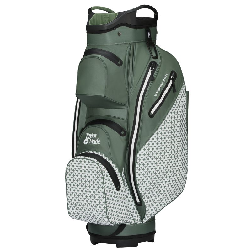 TaylorMade Storm Dry Cart Bag - Heritage Icon/Dark Sage
