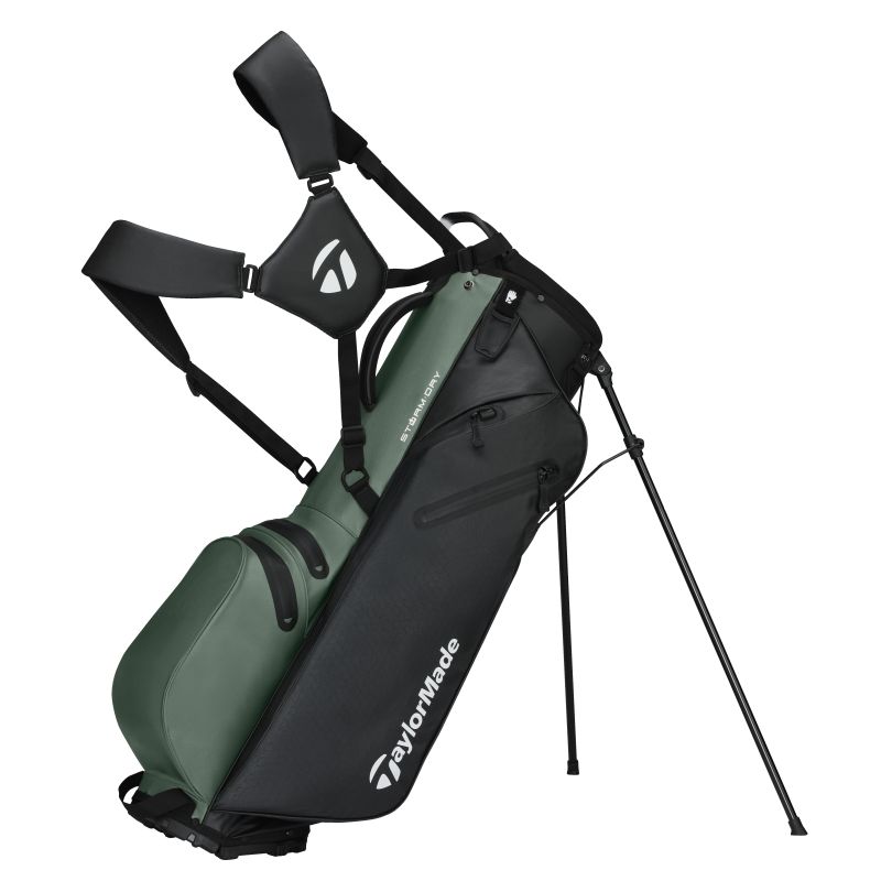 TaylorMade Storm Dry Stand Bag - Black/Dark Sage