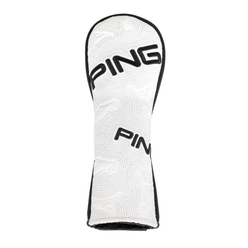 Ping Icon Headcover White Ping Icon Headcover White