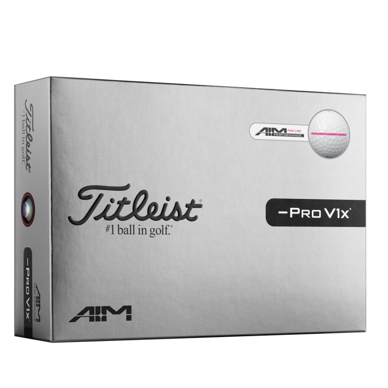 Titleist Pro V1x -LEFTDASH - Aim Performance Pink