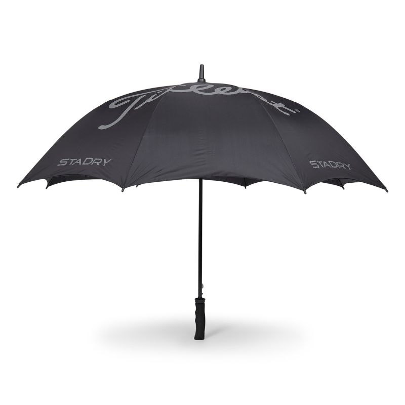 Titleist StaDry Single Canopy Umbrella - Black/Charcoal