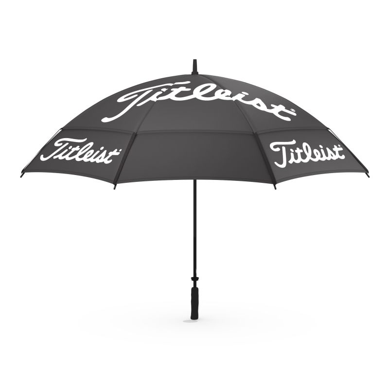 Titleist Tour Double Canopy Umbrella - Black/White