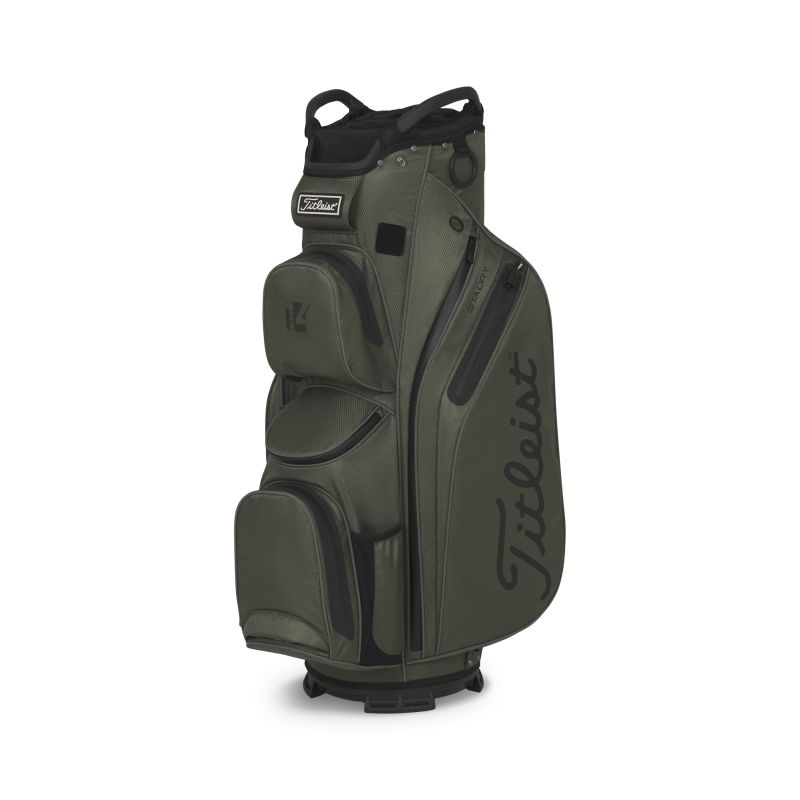 Titleist StaDry 14 Cart Bag - Cypress/Black/Black