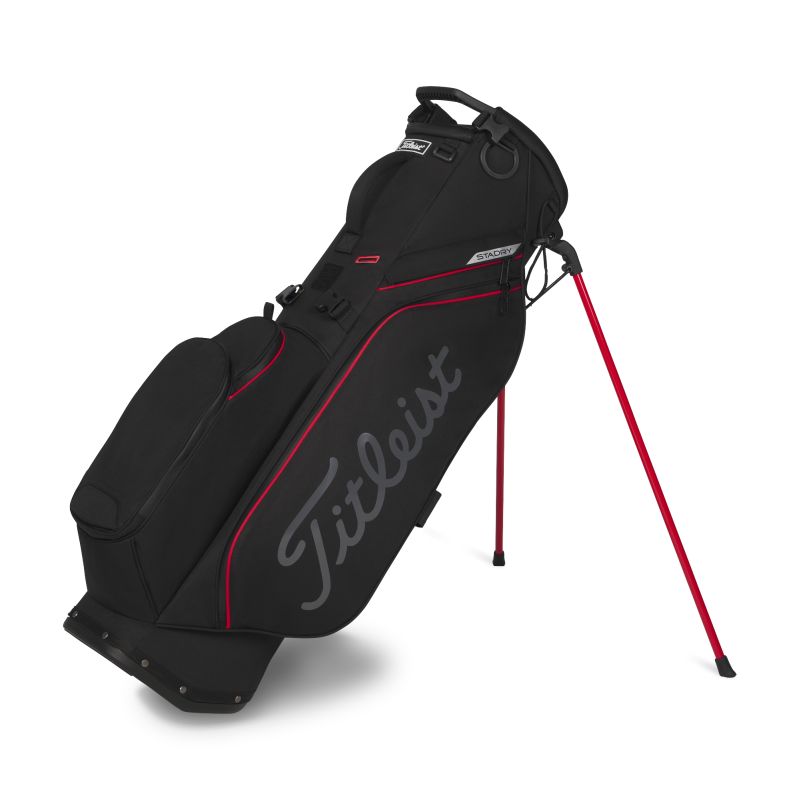 Titleist Players 4 StaDry Stand Bag - Black/Red/Graphite