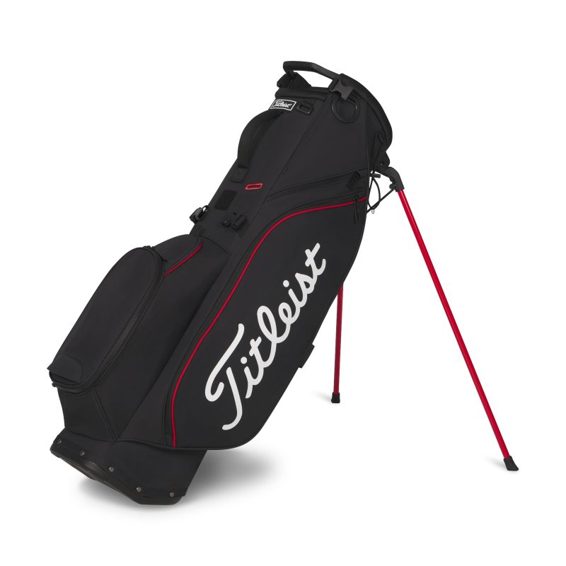 Titleist Players 4 Stand Bag - Black/Red/White