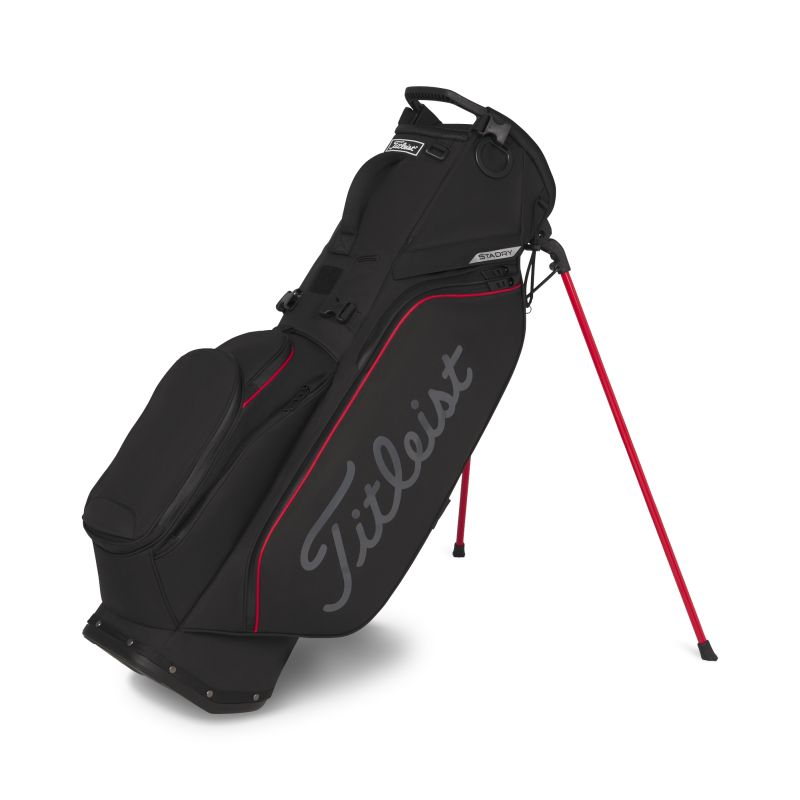 Titleist Players 5 StaDry Stand Bag - Black/Red/Graphite