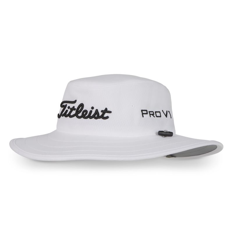 Titleist Tour Aussie Hat - White/Black