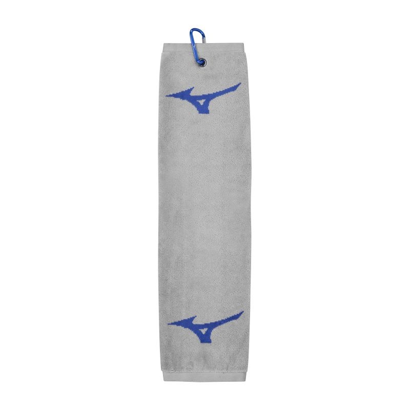Mizuno RB Tri-Fold Towel - Grey/Blue