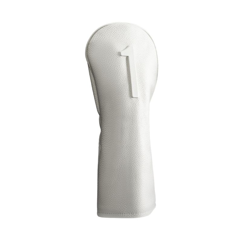 Vessel Lux Embossé Headcover White - Driver