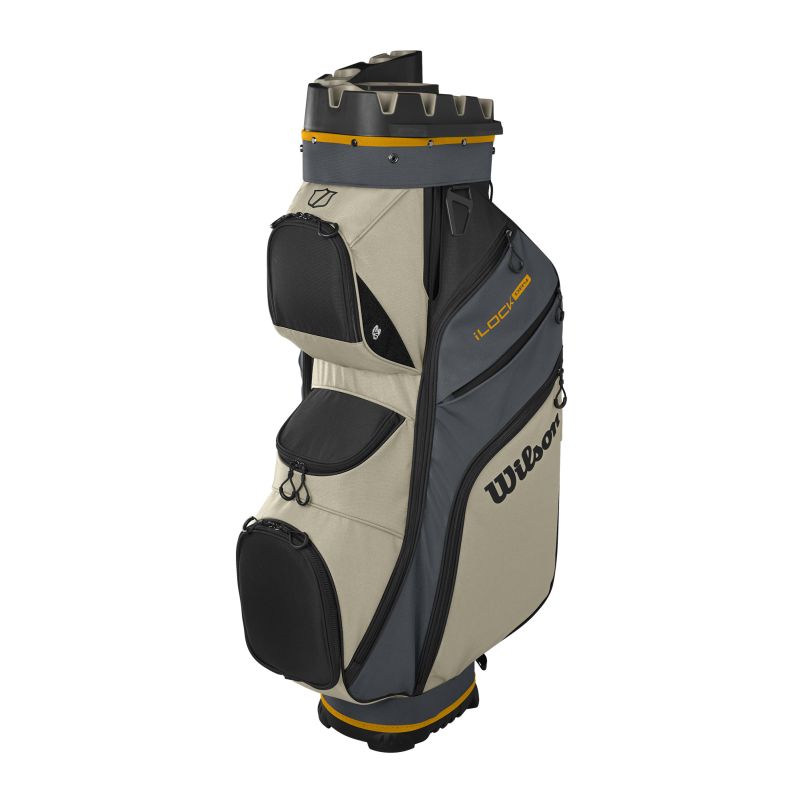 Wilson iLock 4 Dry Cart Bag - Grey/Orange Wilson iLock 4 Dry Cart Bag - Grey/Orange