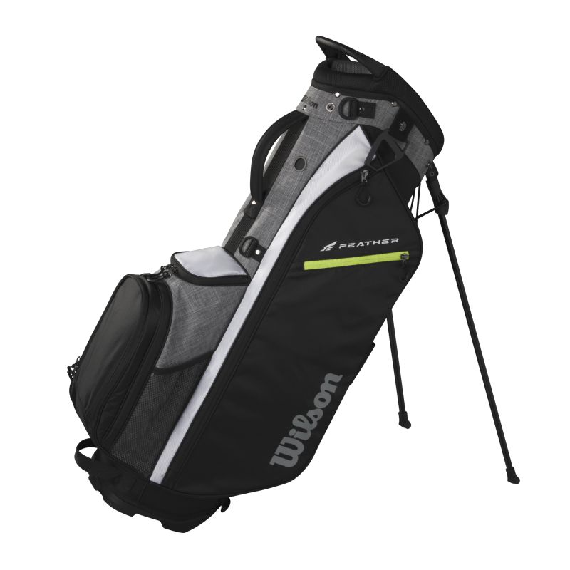 Wilson Feather Stand Bag - Black/Grey/White