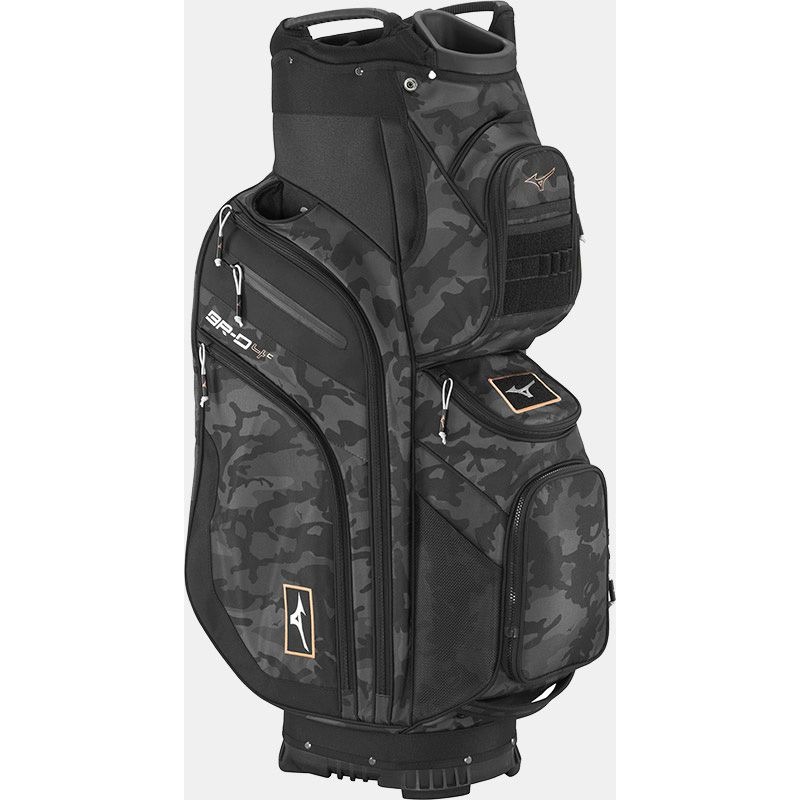 Mizuno BR-D4 25 Cart Bag - Black Camo/Copper