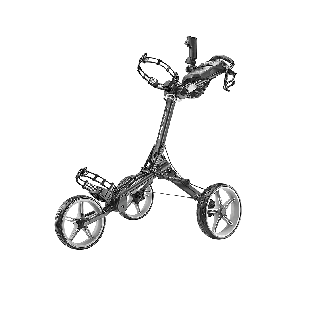 CaddyTek CaddyLite Compact - Golfvagn med 3 Hjul - Dark Grey