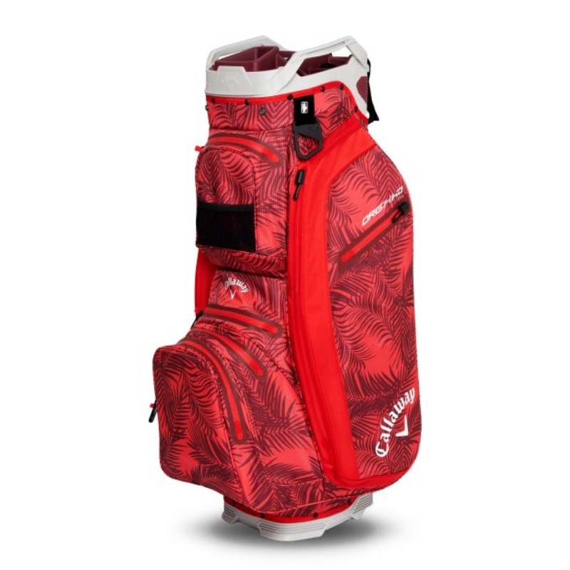 Callaway ORG Cart Bag - Red Palms