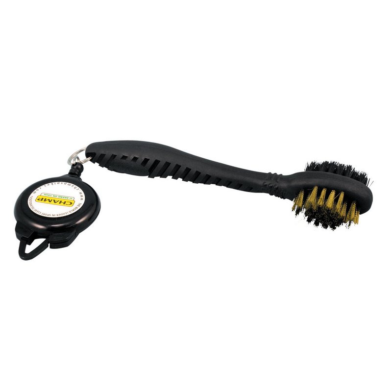 Champ Dual Golf Brush 2 Golf Spikes Brush Champ Dual Golf Brush 2 Golf Spikes Brush
