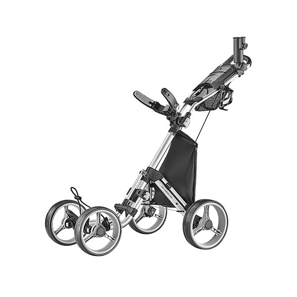 Caddytek Explorer V8 Golfvagn med 4 Hjul - Silver
