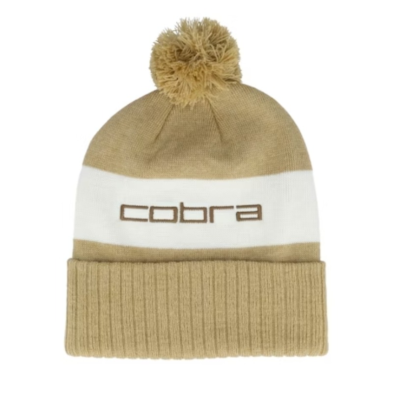 Cobra Pom Beanie - Light Sand/White Glow Cobra Pom Beanie - Light Sand/White Glow