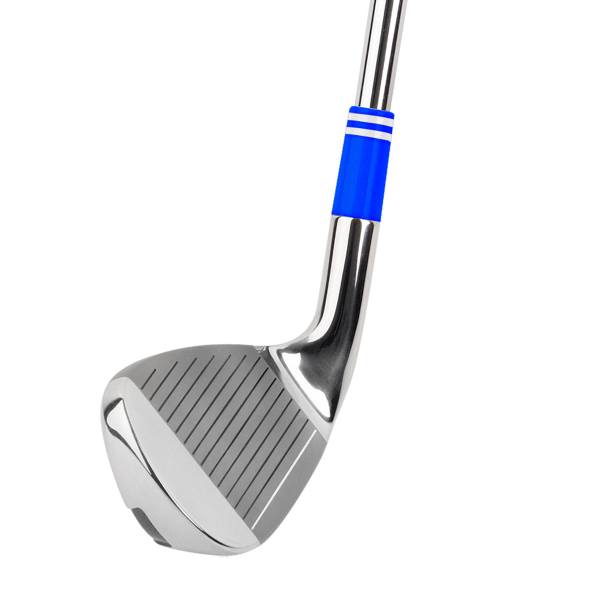 White Striped Iron Ferrulers Blue/White - 12 Pack