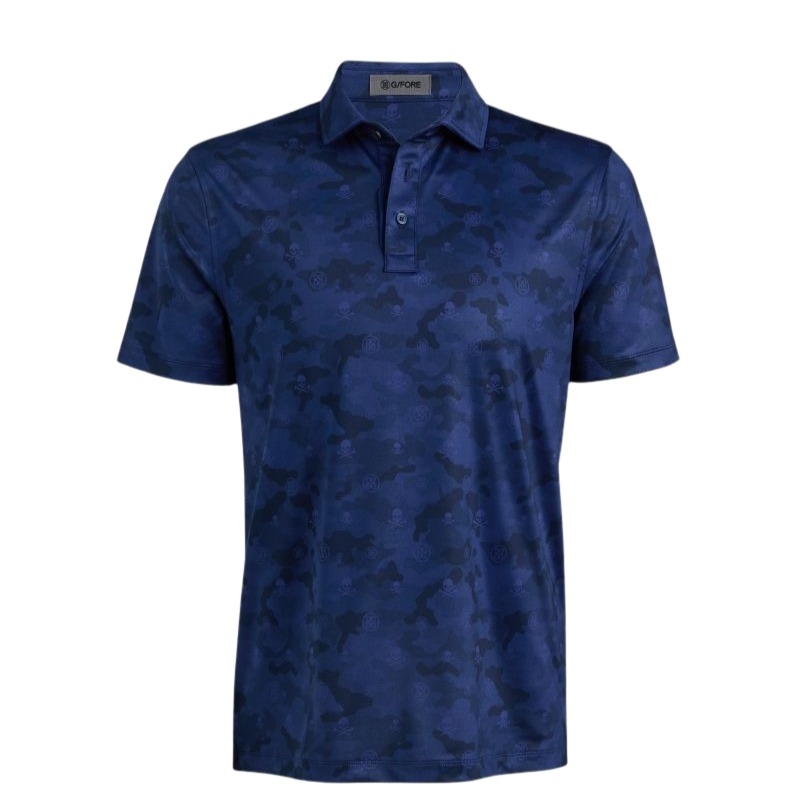 G/FORE Icon Camo Tech Jersey Polo - Herr