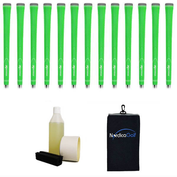 Karma Neion II Green Greppkit - 13 grepp, klämma, vätska, tejp, handduk