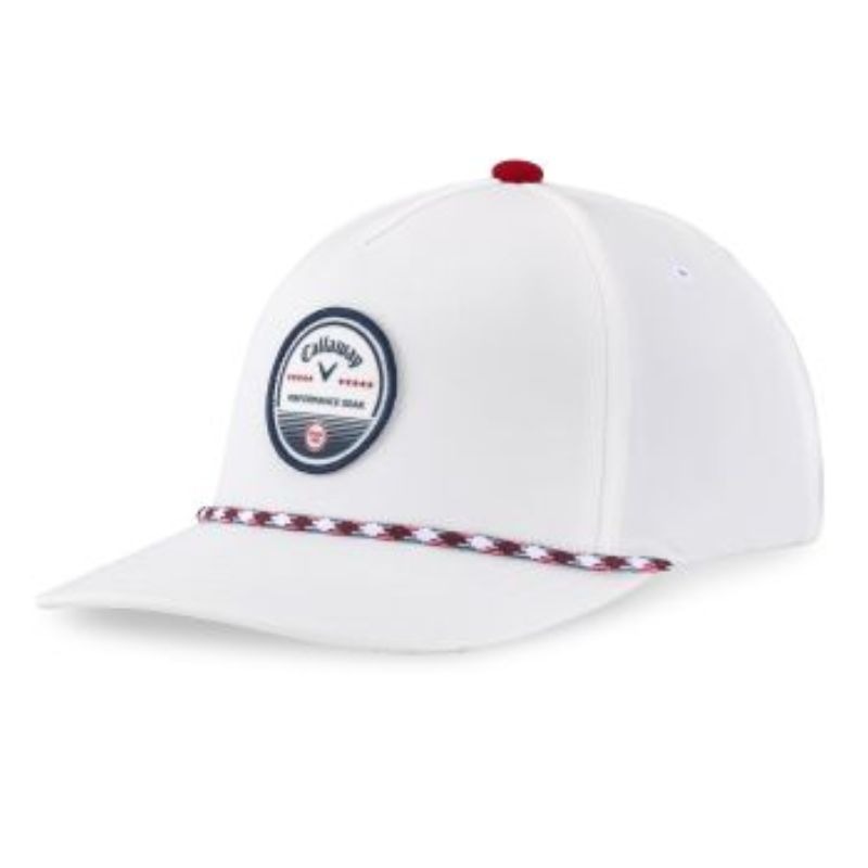 Callaway Bogey Free Cap - White/Red/Navy Callaway Bogey Free Cap - White/Red/Navy