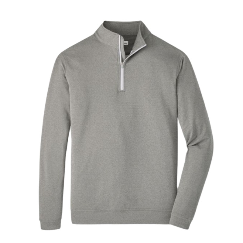 Peter Millar Perth Mélange Performance 1/4 Zip - Herr