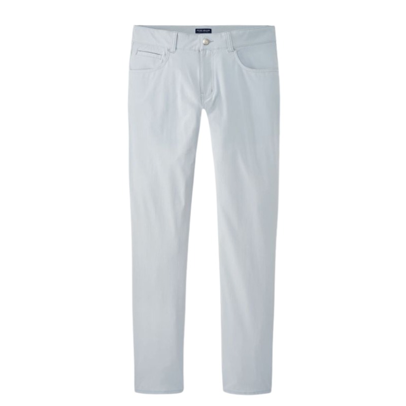 Peter Millar Bingham Performance 5-Pocket Pants - British Grey