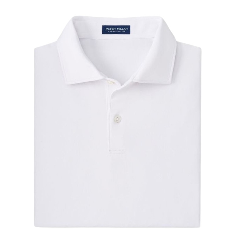 Peter Millar Solid Performance Jersey Polo - Herr