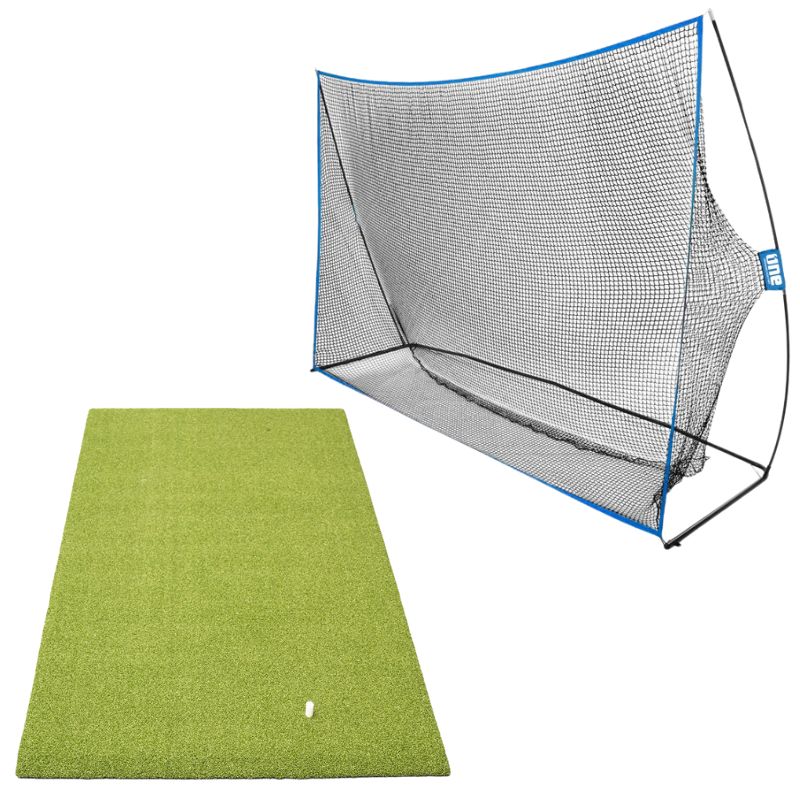 OneSwing Golf Net Hi-Speed + Practice Mat 90 X 150 cm OneSwing Golf Net Hi-Speed + Practice Mat 90 X 150 cm