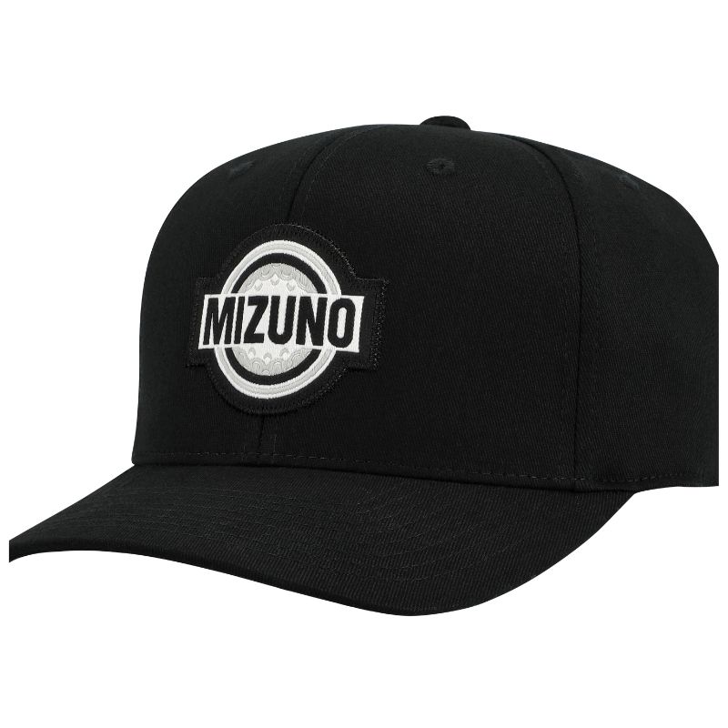 Mizuno Patch Snapback Cap - Black