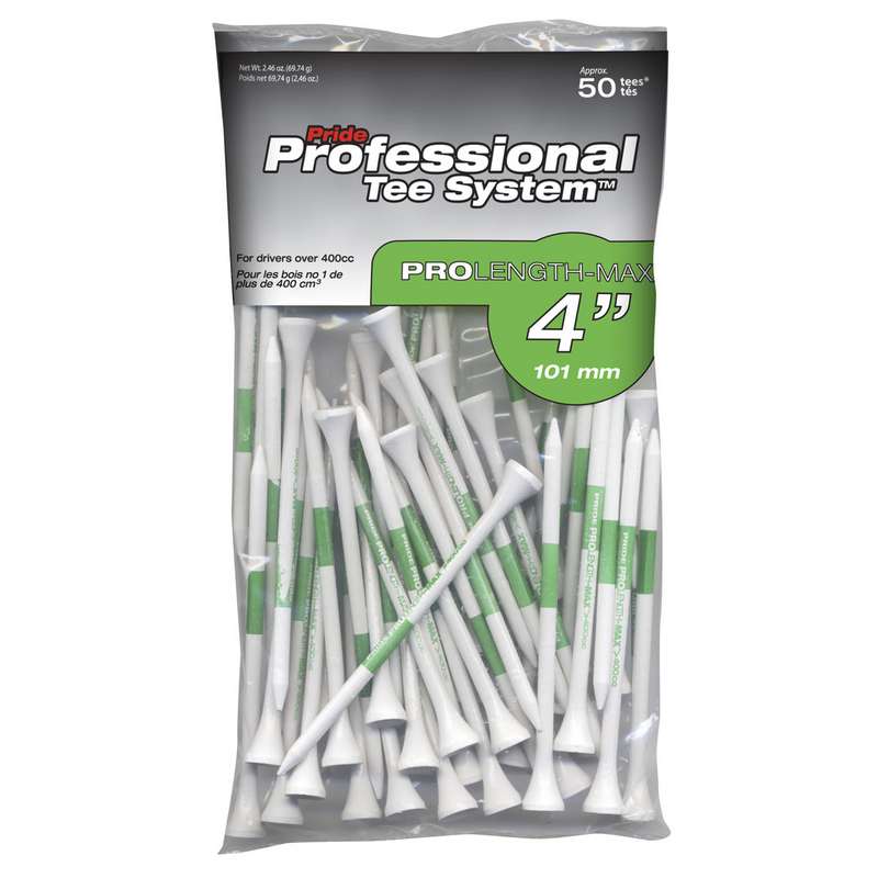 Pride Golfpeggar - Pride Professional Tee System Golfpeggar 4 (102 mm) Vita-50 Pack Pride Golfpeggar - Pride Professional Tee System Golfpeggar 4 (102 mm) Vita-50 Pack
