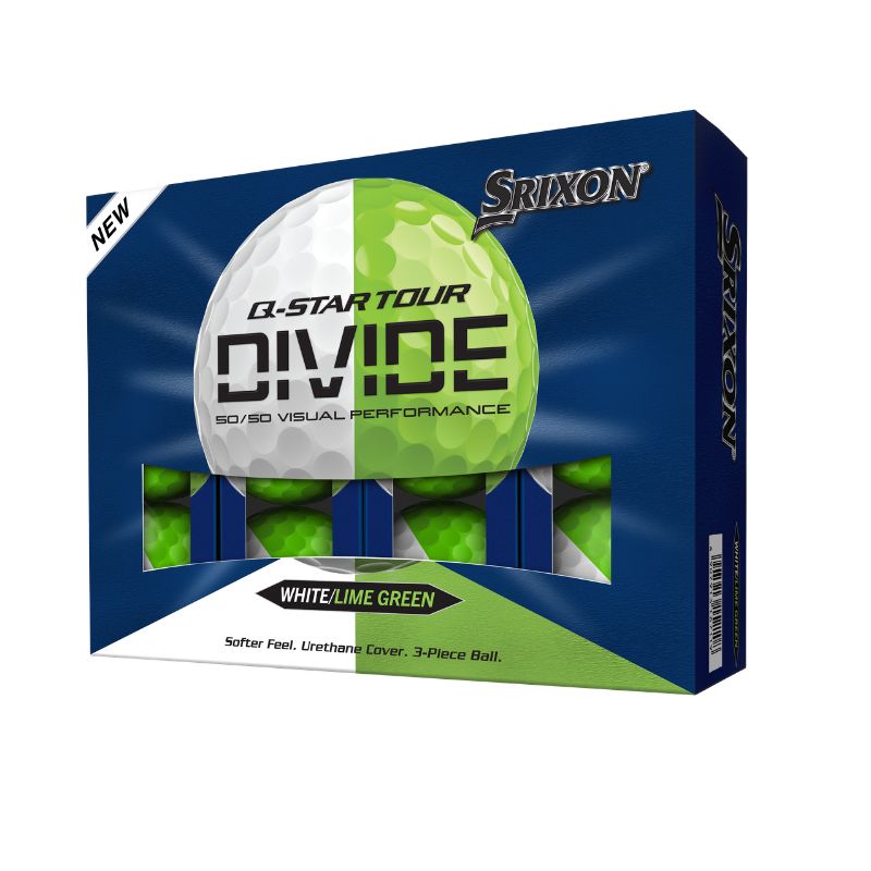Srixon Q-Star Tour Divide 6 - White/Lime