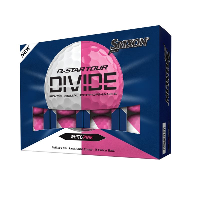 Srixon Q-Star Tour Divide 6 - White/Pink