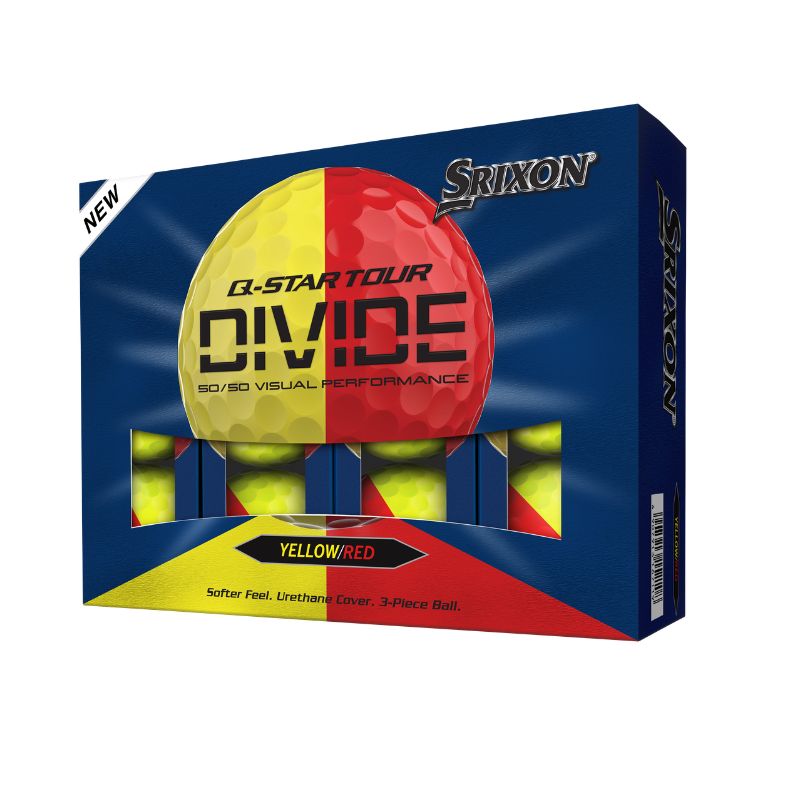 Srixon Q-Star Tour Divide 6 - Yellow/Red
