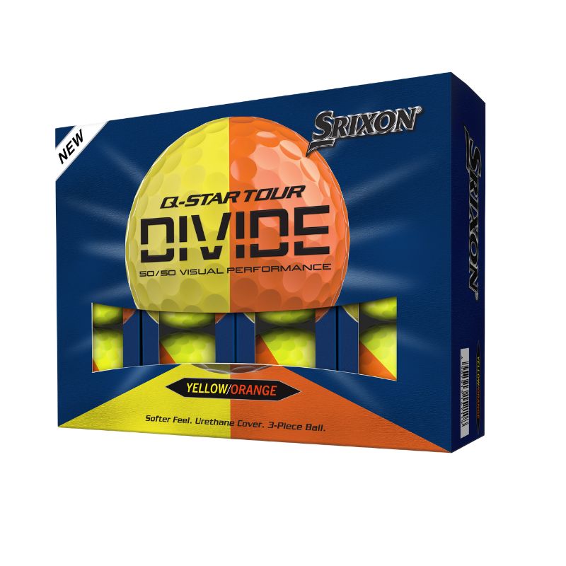 Srixon Q-Star Tour Divide 6 - Yellow/Orange